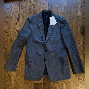 NWT Theory Chambers SV Charcoal blazer